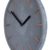 Hochwertige Beton-Uhr Wanduhr in Grau Kupfer 28cm rund moderne Wanddeko designer Uhr - 2