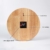 KKLOCK Wanduhr Uhr Wanduhren ohne Ticken Lautlos für Wohnzimmer Büro Schlafzimmer Küche Kinderzimmer Holz Wellenoberfläche Einfache Ø30cm Runde Großes Moderne [Enthält keine Batterie - 4