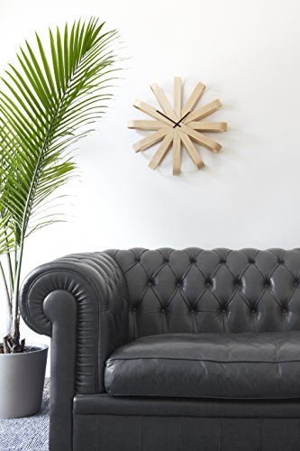 Umbra 118071-390 Ribbon Wanduhr, natur - 2