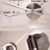 Wanduhr DIY 3D Modern Bürouhr für Wohnzimmer Schlafzimmer Home Decor (Silber) - 5