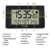 iTronics Digitale Funkwanduhr Tischuhr mit Temperaturanzeige & Countdown-Timer, Schwarz - 3