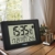 iTronics Digitale Funkwanduhr Tischuhr mit Temperaturanzeige & Countdown-Timer, Schwarz - 6
