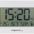 PEARL LCD Uhr: Funk-Wanduhr mit Jumbo-Uhrzeit, Temperatur- & Datums-Anzeige, weiß (Digital Wanduhr) - 2