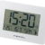 PEARL LCD Uhr: Funk-Wanduhr mit Jumbo-Uhrzeit, Temperatur- & Datums-Anzeige, weiß (Digital Wanduhr) - 3