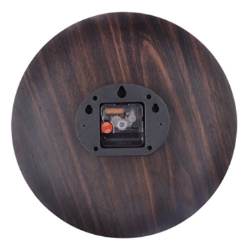 Wanduhr Vintage, iTECHOR 12-Zoll（30cm） Lautlos Vintage Wanduhr Uhr Uhren Wall Clock ohne Tickgeräusche - 4