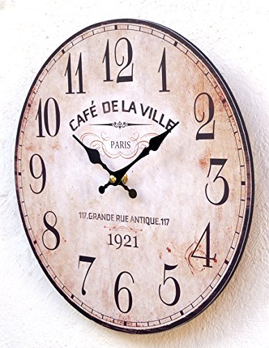 wanduhr vintage küchenuhr von lilienburg braun antik shabby chic design wand m 2 redidoplanet Küchenuhr Retro Funk ~ wanduhr vintage küchenuhr von lilienburg braun antik shabby chic design wand m 2 redidoplanet
