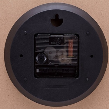 Asvert Wanduhr Retro-Wanduhr Taktgeber Holz Stumm hängt Innenausbau Vintage Holz Wanduhr Rustikale Land Toskana Stil Bunt Streifen Design aus Dekorative (Ozean Farbe) - 7