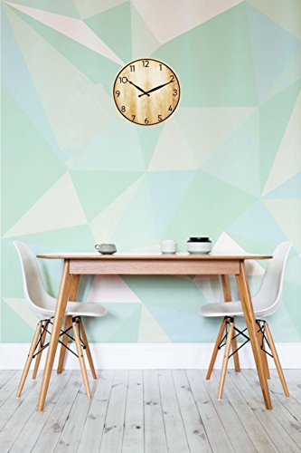 Foxtop Nostalgie Vintage Wanduhr mit lautlosem Uhrwerk - 30 cm Ø - kein nerviges Ticken - 8