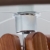 Hochwertige Design Stehlampe Tripod mit Stoffschirm in anthrazit/schwarz und Stativ/Gestell aus dunklem Holz Echtholz Nussbaum | H= 160cm | Stehleuchte | Natur | Handgefertigte Leuchte - 3