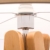 Hochwertige Design Stehlampe Tripod mit Stoffschirm in weiß und Stativ/Gestell aus Holz Echtholz (Buche) | H= 160cm | Stehleuchte | Natur | Handgefertigte Leuchte - 2