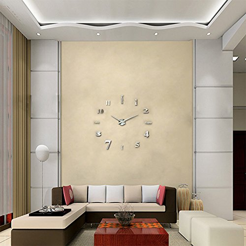 Relaxdays Wanduhr Besteck, Küchenuhr Löffel & Gabel, 31 Cm, Metall
