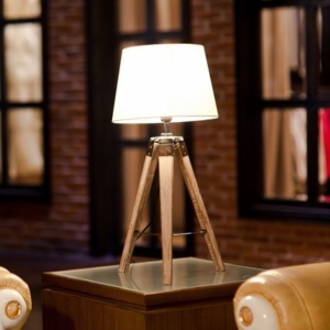 MOJO® Tischlampe Tripod Lampe Dreifuss Urban Cool Design Höhe ca. 65cm mq-l36 - 3