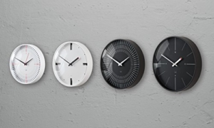 Sigel WU113 moderne, große Design Funk-Wanduhr, Modell ondo, schwarz, Ø 36 cm, reddot design award 2014 Gewinner - 12