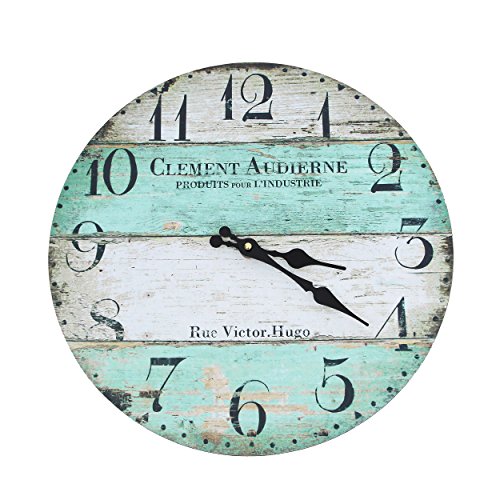 Verwunderlich Wanduhr Vintage Holz Ebenbild