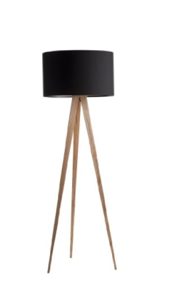 Zuiver 5000805 Floor Lamp Tripod, Holz, schwarz - 1