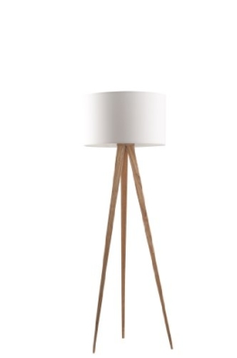 Zuiver 5000806 Floor Lamp Tripod, holz, weiß - 1