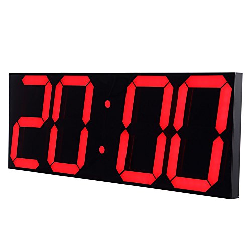 CHKOSDA Fernbedienung Steuern Jumbo Digital LED Wanduhr Multifunktion Chkosda fernbedienung steuern jumbo digital led wanduhr multifunktion