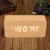 Gearmax® LED Holz Digital Wecker Uhr Alarm Zeit Kalender Thermometer Luftfeuchtigkeit USB Kabel / Batteriebetrieben Bambus - 3
