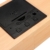 Gearmax® LED Holz Digital Wecker Uhr Alarm Zeit Kalender Thermometer Luftfeuchtigkeit USB Kabel / Batteriebetrieben Bambus - 6