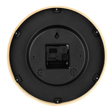 Hama Wanduhr (geräuscharme Uhr ohne Ticken, Holzrahmen, Ankerdesign, 26 cm) mint - 4