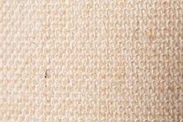 Hochwertige Design Stehlampe Tripod mit gewebtem Stoffschirm in beige und Stativ/Gestell aus dunklem Holz Echtholz Nussbaum | H= 160cm | Stehleuchte | Handgefertigte Leuchte - 2