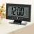 Multifunktions Klangsteuerung Große LCD Digitaluhr Tisch Schreibtisch Wecker mit Zeit Kalender Woche Temperaturanzeige Snooze Uhren(Schwarz) - 7
