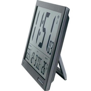 TECHNIKUS digitale Funk-Wanduhr Jumbo mit Raumklima-Anzeige (Temperatur + Luftfeuchtigkeit) - 3