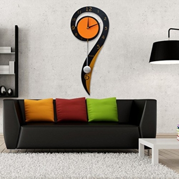 Wanduhr Halterung Uhr System Uhr Horologe Quarzuhr Kristall Uhr stilvolle Uhr/Einfach extrem ruhigen Wohnzimmer Uhren - 2