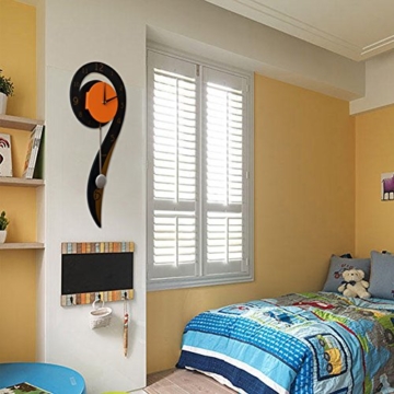 Wanduhr Halterung Uhr System Uhr Horologe Quarzuhr Kristall Uhr stilvolle Uhr/Einfach extrem ruhigen Wohnzimmer Uhren - 3