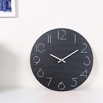 Wanduhr Vintage, Likeluk 12 Zoll（30cm) Wanduhr Lautlos Uhr Uhren Wall Clock ohne Tickgeräusche - 4