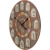 WOHNLING Deko Vintage Wanduhr XXL Ø 60 cm France Holz bunt | Große Uhr rustikal Dekouhr rund | Design Retro Küchenuhr für Küche & Wohnzimmer - 6