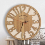 Wanduhr XXL Holz kaufen