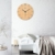 ZWL Woody Wanduhr Creative Study Schlafzimmer Ruhige Uhr Wohnzimmer Wanduhr Uhr 12-16 Zoll Holz Farbe Studio Studio Wanduhr fashion ( größe : 40*40cm ) - 4