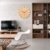 ZWL Woody Wanduhr Creative Study Schlafzimmer Ruhige Uhr Wohnzimmer Wanduhr Uhr 12-16 Zoll Holz Farbe Studio Studio Wanduhr fashion ( größe : 40*40cm ) - 5
