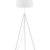 Briloner Leuchten - Stehlampe weiß, Wohnzimmerlampe, Stoff-Lampenschirm, inkl. Schnurschalter, E27, Höhe: 139.5 cm - 2