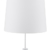 Briloner Leuchten - Stehlampe weiß, Wohnzimmerlampe, Stoff-Lampenschirm, inkl. Schnurschalter, E27, Höhe: 139.5 cm - 3