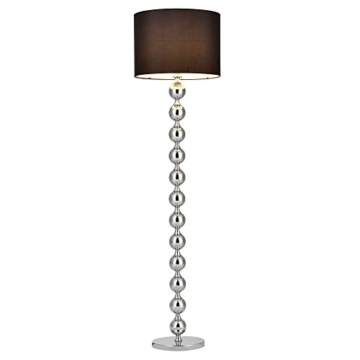 [lux.pro] Stehleuchte - Spheric Black - schwarz (1 x E27 Sockel)(155 cm x Ø 48 cm) Stehlampe Fußbodenlampe Zimmerlampe Wohnzimmerlampe [Energieklasse A+++] - 5