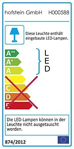 Stehleuchte Dillon minimalistische LED Stehlampe mit warmweissem Licht 3000 Kelvin 12 Watt 1000 Lumen - 6