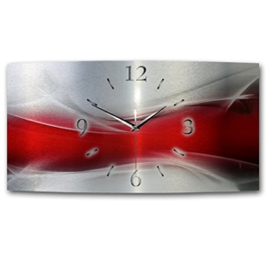 Abstrakt Wave Designer Funk Wanduhr Funkuhr modernes Design * Made in Germany* Kreative Feder WAG134FL - 1