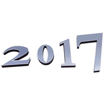 Asvert moderne einfache große Wanduhr geeignet für Wohnzimmer kreativ Kunst Uhr Wanduhr DIY Persönlichkeit Mode Digitale Wanduhr 120*120cm (Silber) - 3