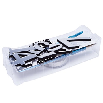 Asvert moderne einfache große Wanduhr geeignet für Wohnzimmer kreativ Kunst Uhr Wanduhr DIY Persönlichkeit Mode Digitale Wanduhr 120*120cm (Silber) - 6