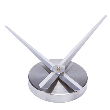 Asvert moderne einfache große Wanduhr geeignet für Wohnzimmer kreativ Kunst Uhr Wanduhr DIY Persönlichkeit Mode Digitale Wanduhr 120*120cm (Silber) - 7