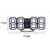 EVILTO- LED Digital-Wecker dimmbar, Digital LED Tisch & Wanduhr Wecker mit einstellbarer Helligkeit Funktion für Schreibtisch Wand Bett (Schwarz-Weiß) - 6