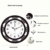 KKLOCK Wanduhr Uhr Wanduhren Lautlos für Wohnzimmer Büro Schlafzimmer Küche Kinderzimmer Mini Einfache AA Batterie Ø35cm Runde Retro Nostalgie mit Ziffern Cartoon Uhren [Enthält keine Batterie] (Schwarz) - 4
