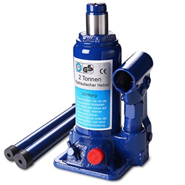 [lux.pro] Wagenheber (2 Tonnen Stemmkraft) hydraulisch / Zylinderkopf-Heber / Hydraulik-Heber - 2