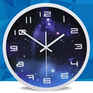 Modern Wanduhr Lautlos, CT-Tribe 12 Zoll Metall Wanduhr Uhr Uhren Wall Clock ohne Tickgeräusche - 2 - 4