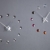 Moderne Wanduhr DIAMOND DREAM Uhr mit frei platzierbaren Kristallen aus Acrylglas Wanddekoration Dekoration - 4