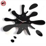 Moderne wanduhr jugendzimmer jungen Fleck Schwarz 64cm, wanduhr teenager - 1