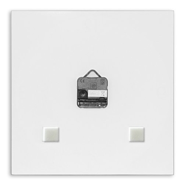 Wanduhr aus Glas, Whatever Clock, Schwarz mit weißen Zahlen, 30x30 cm von Eurographics - 3