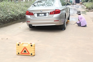 2.5 T Elektrischer Wagenheber Scherenwagenheber + Schlagschrauber 12V 120-420mm - 6